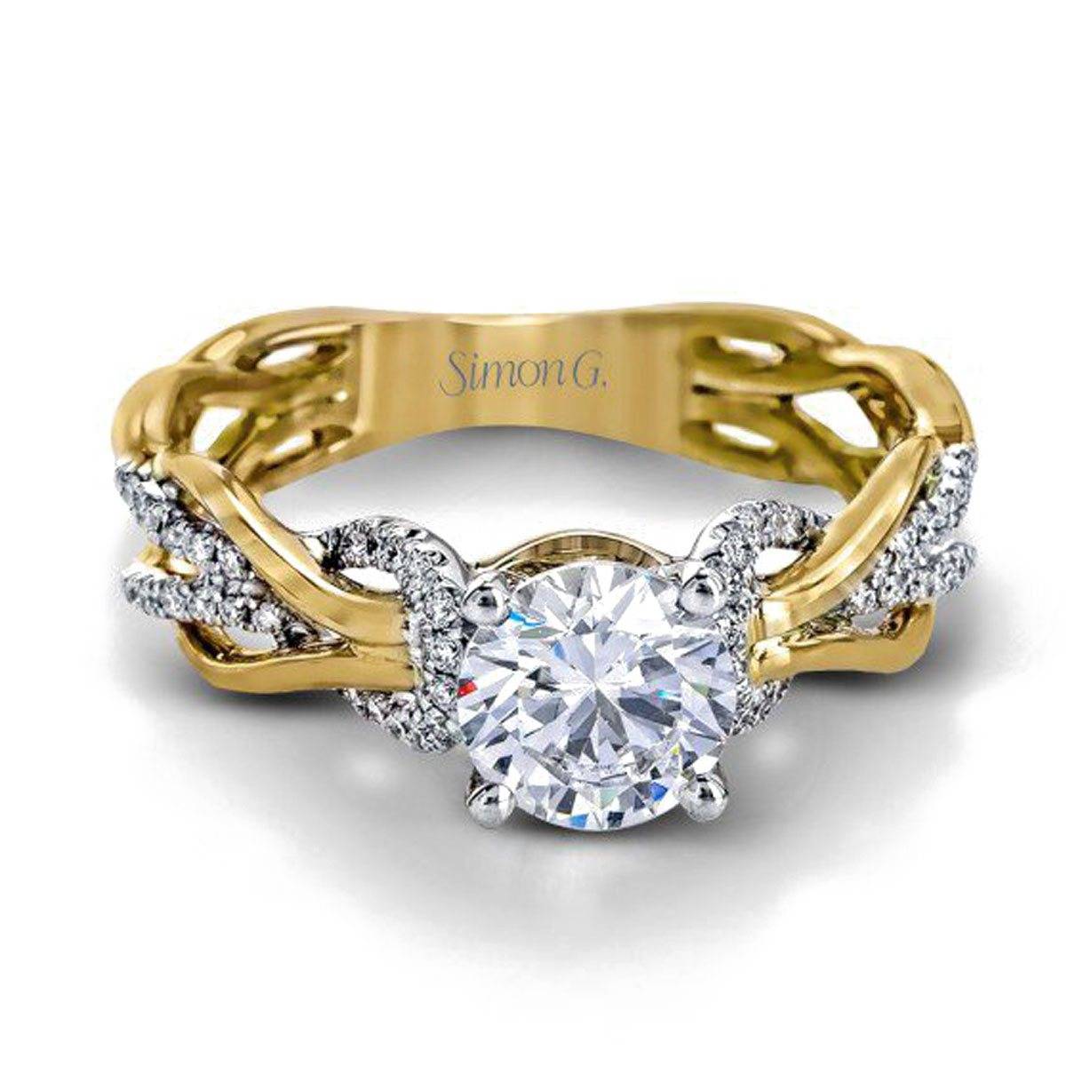 Gold Metal Engagement Rings