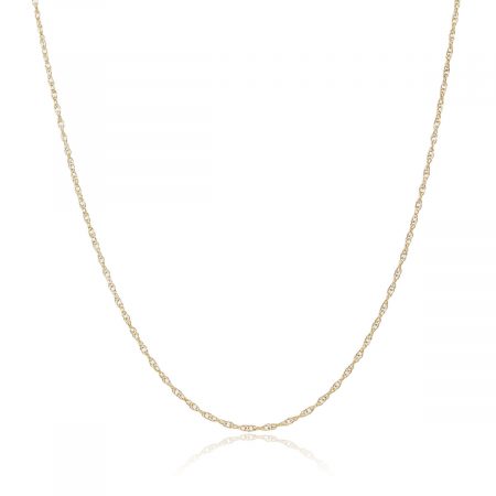 14k Yellow Gold 16" Rope Chain Necklace