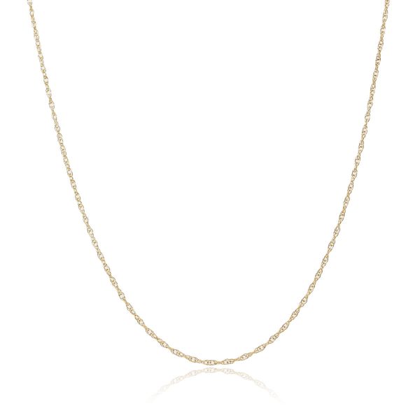 14k Yellow Gold 16" Rope Chain Necklace