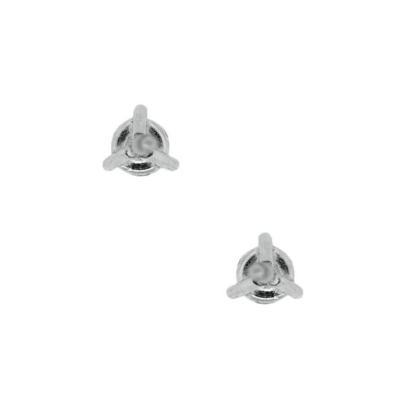 14k White Gold 0.10ctw Diamond Mini Stud Earrings