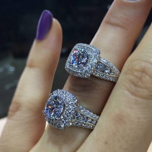 1 carat halo vs 1 carat solitaire engagement rings