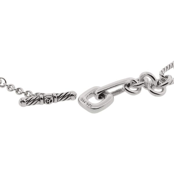 David Yurman Figaro Two Tone Link Chain Necklace