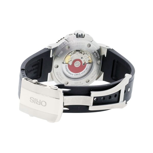 Oris 7653 Aquis Stainless Steel Black Dial Watch