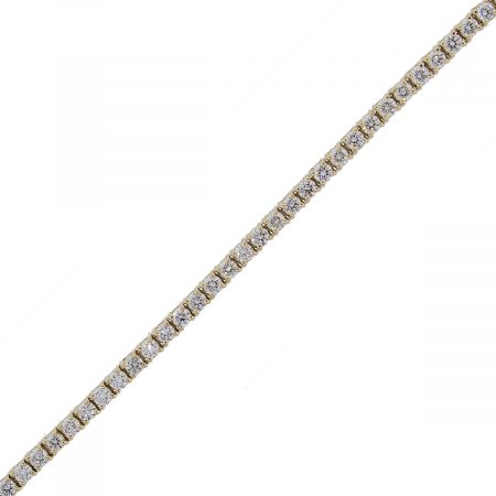 14k Yellow Gold 2.34ctw Diamond Tennis Bracelet