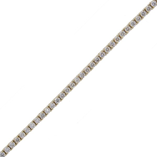 14k Yellow Gold 2.34ctw Diamond Tennis Bracelet
