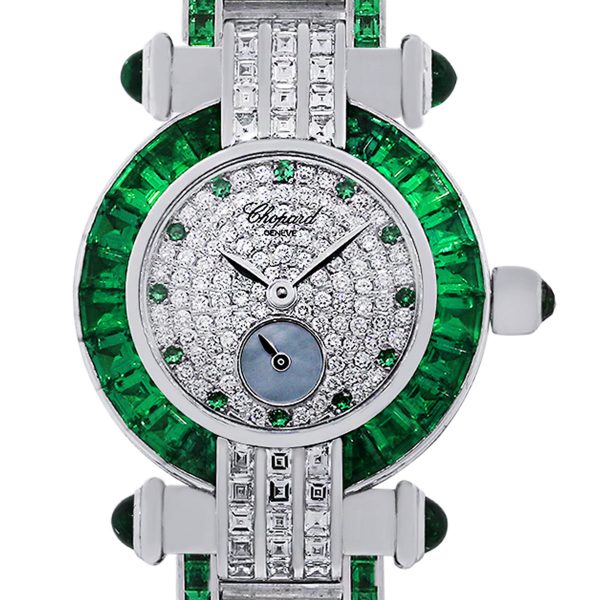 Chopard emerald diamond watch