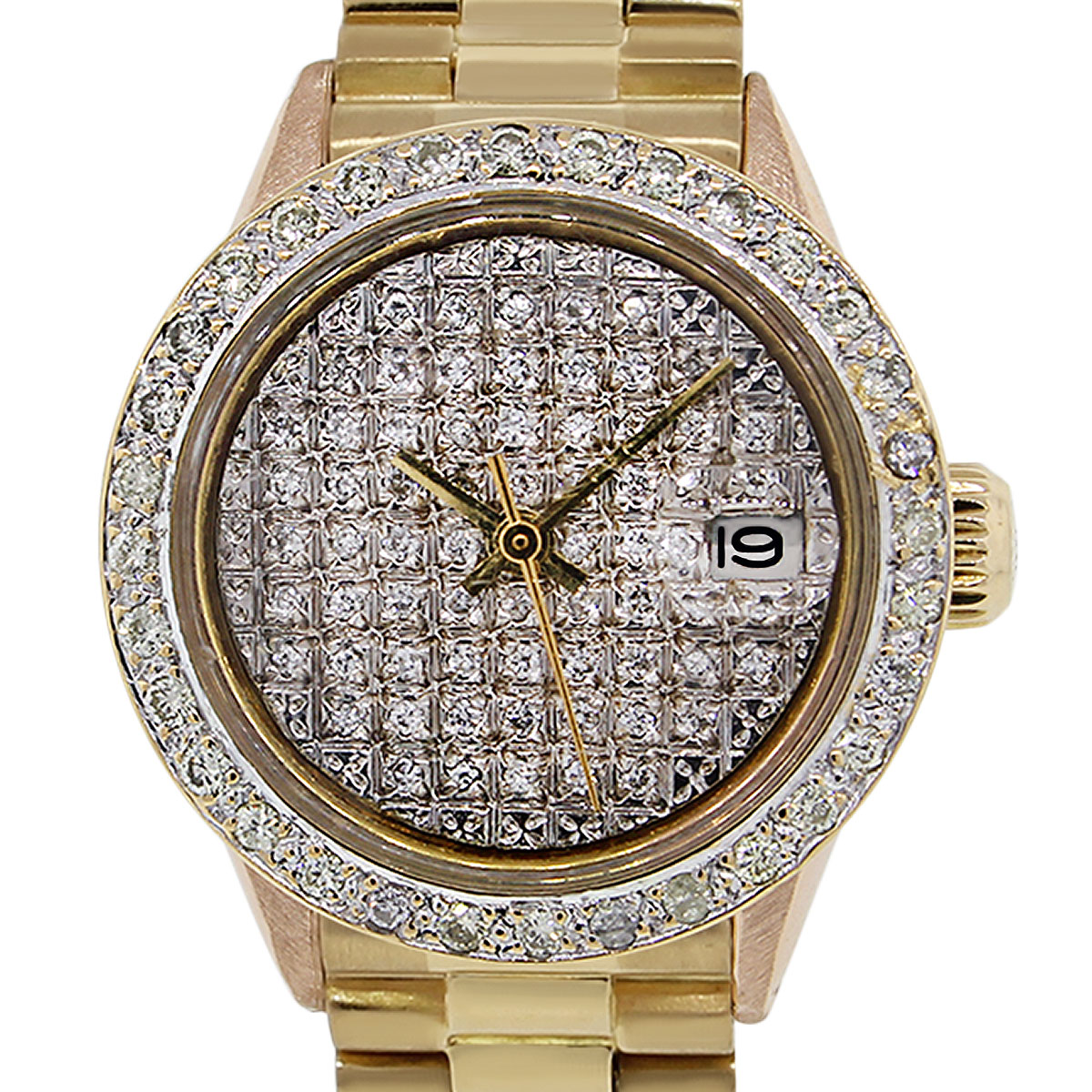 Rolex 6517 Diamond Dial Presidential Ladies Watch