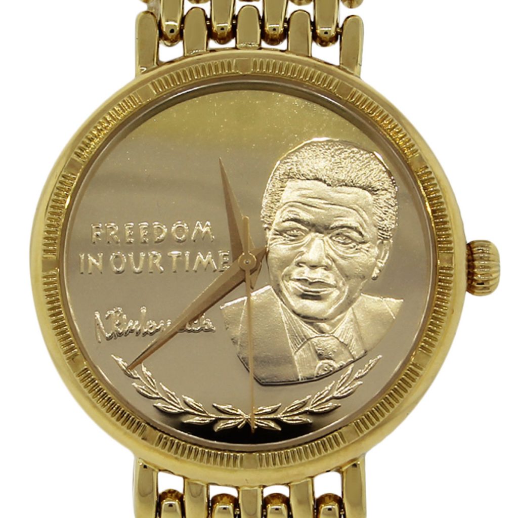 Nelson Mandela Yellow Gold Watch