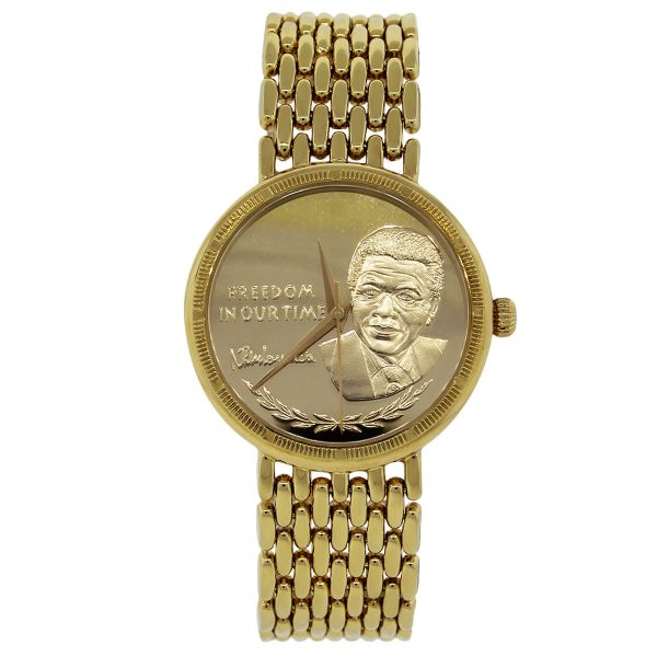 Nelson Mandela Yellow Gold Watch