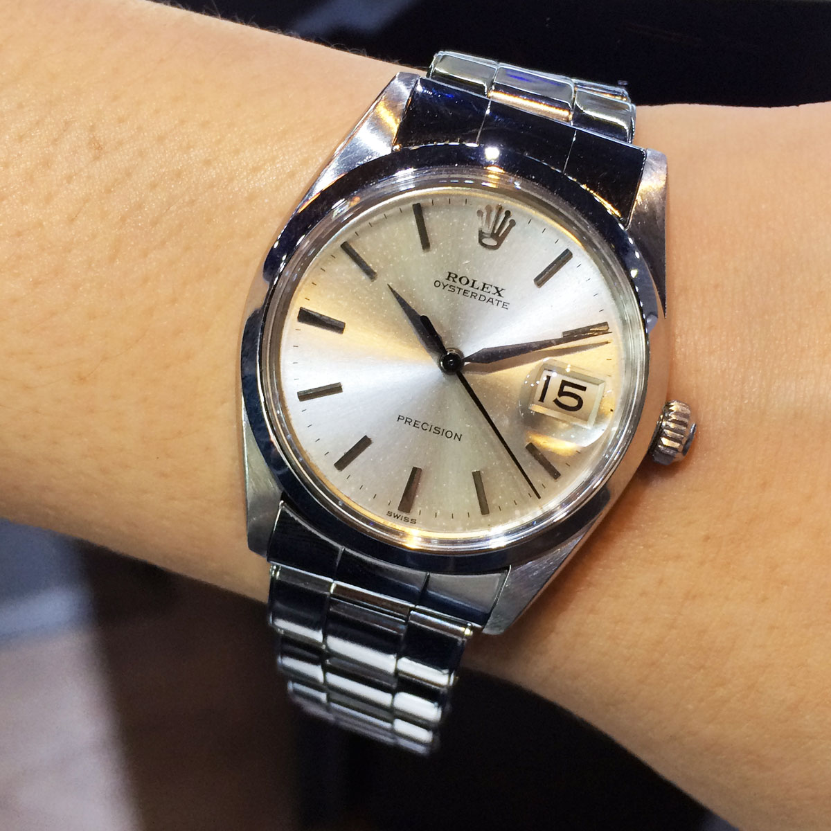 rolex oysterdate precision 6694 history