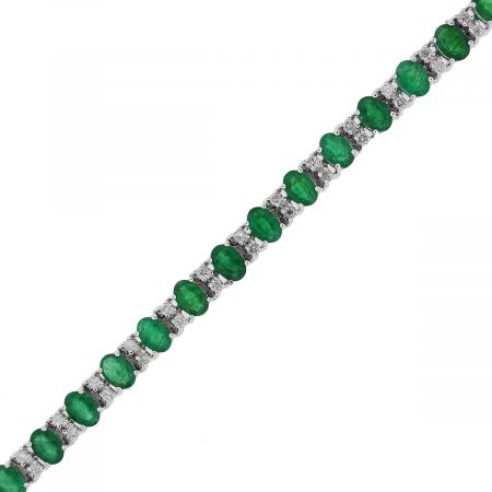 Emerald Diamond Bracelet