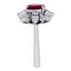 Ruby diamond ring