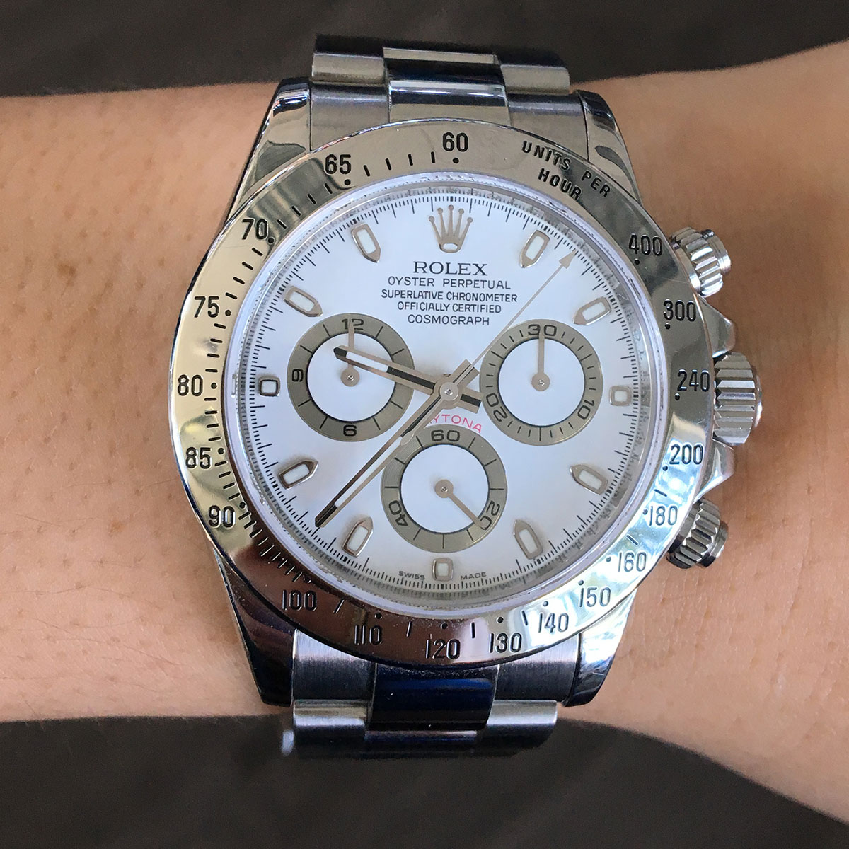 Rolex Daytona 116520 Cosmograph Stainless Steel Watch