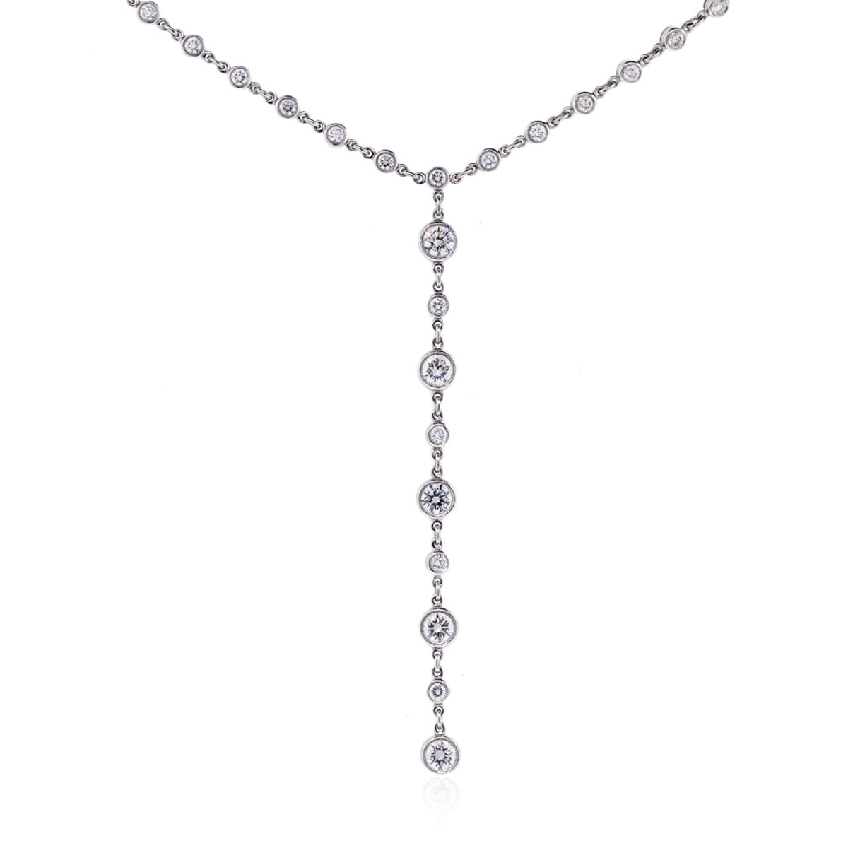 tiffany diamond drop necklace