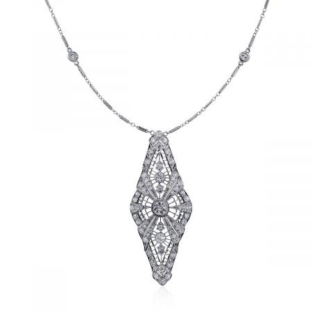 Diamond vintage necklace