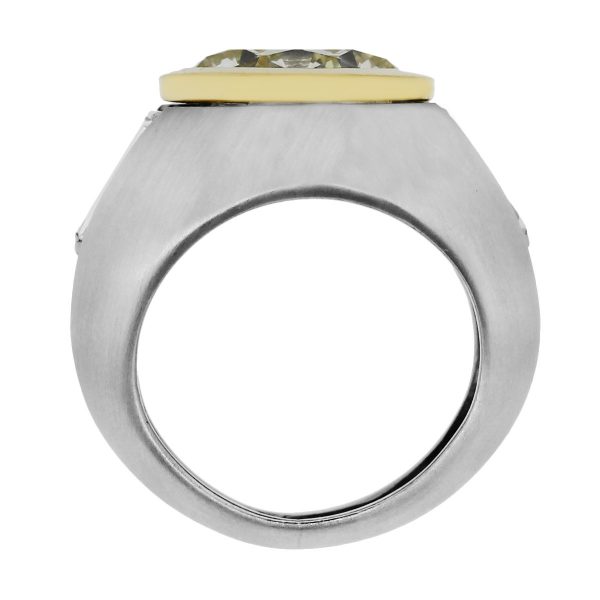 Diamond mens ring