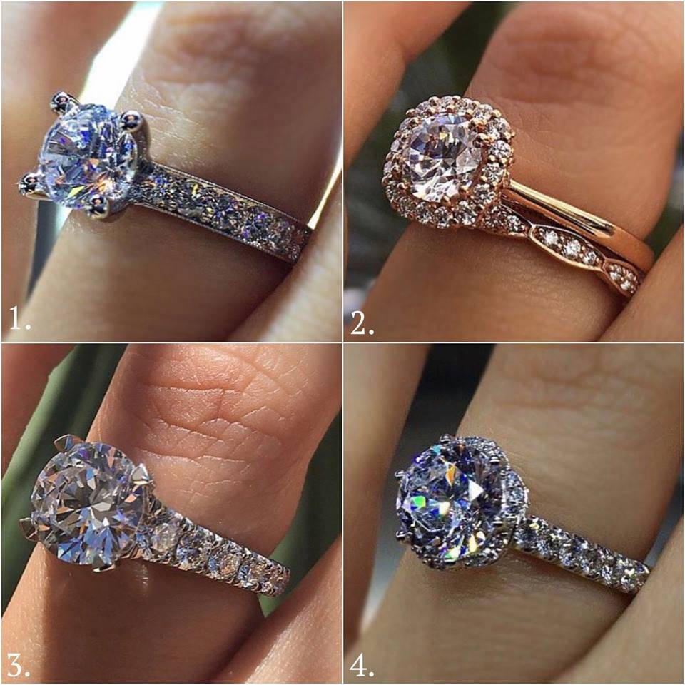 Solitaire vs Halo Engagement Ring