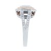 Simon G 18k White and Rose Gold 1ctw Diamond Engagement Ring