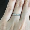 Diamond wedding band