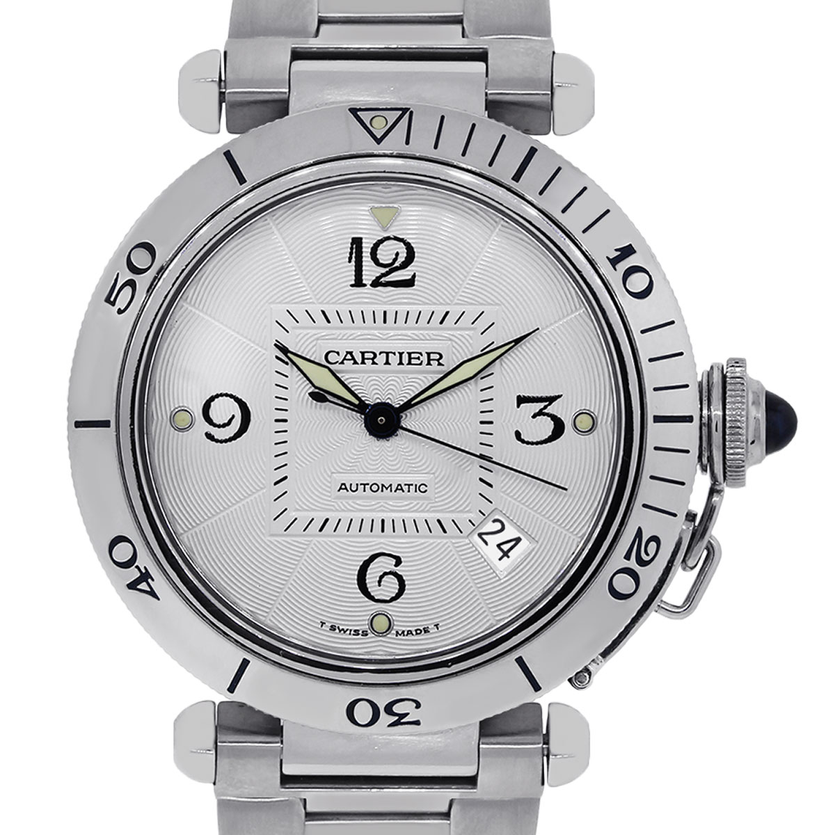 Cartier Pasha 2378 Stainless Steel 
