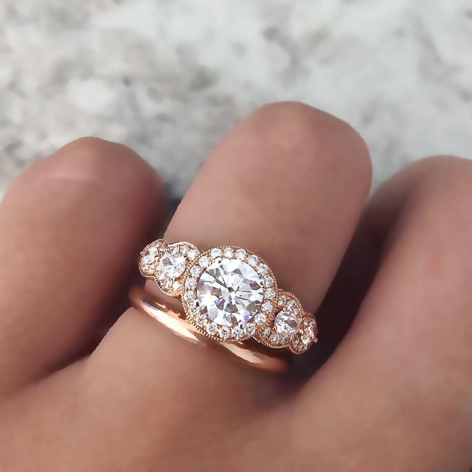 Rose Gold Engagement Rings