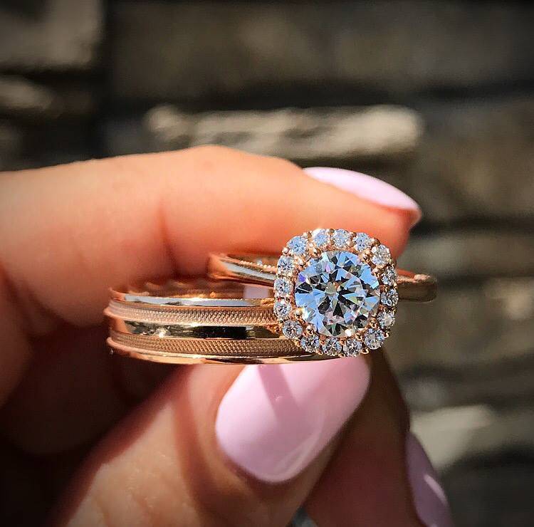 Rose Gold Engagement Rings