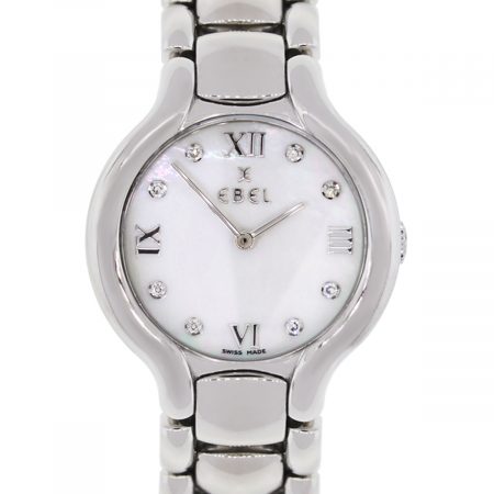 Ebel Beluga Mother of Pearl Diamond Dial Stainless Steel Ladies Watch