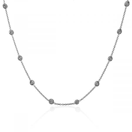 Diamond by the yard necklace