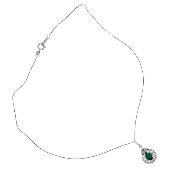 Emerald and Diamond Necklace