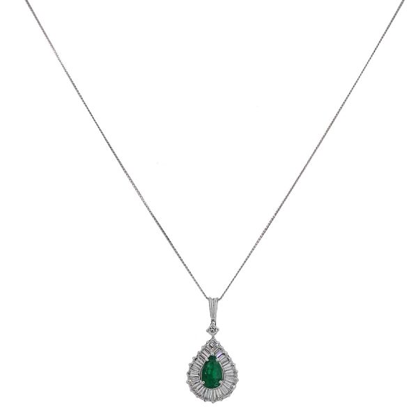 Emerald and Diamond Necklace