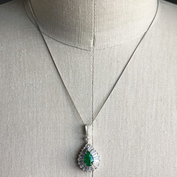 Emerald and Diamond Necklace