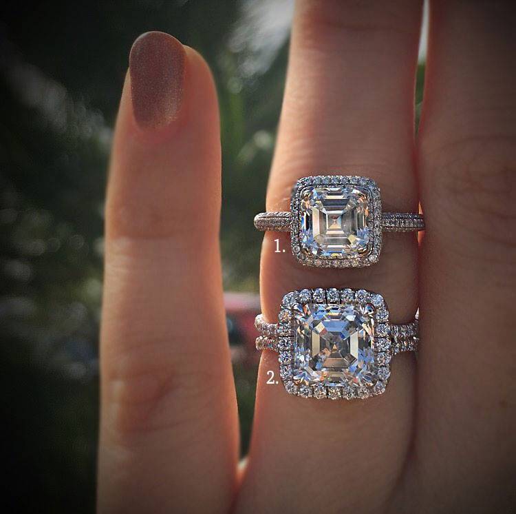 buitenste Ja Defecte Asscher cut diamonds - Engagement & Wedding Rings in Boca Raton