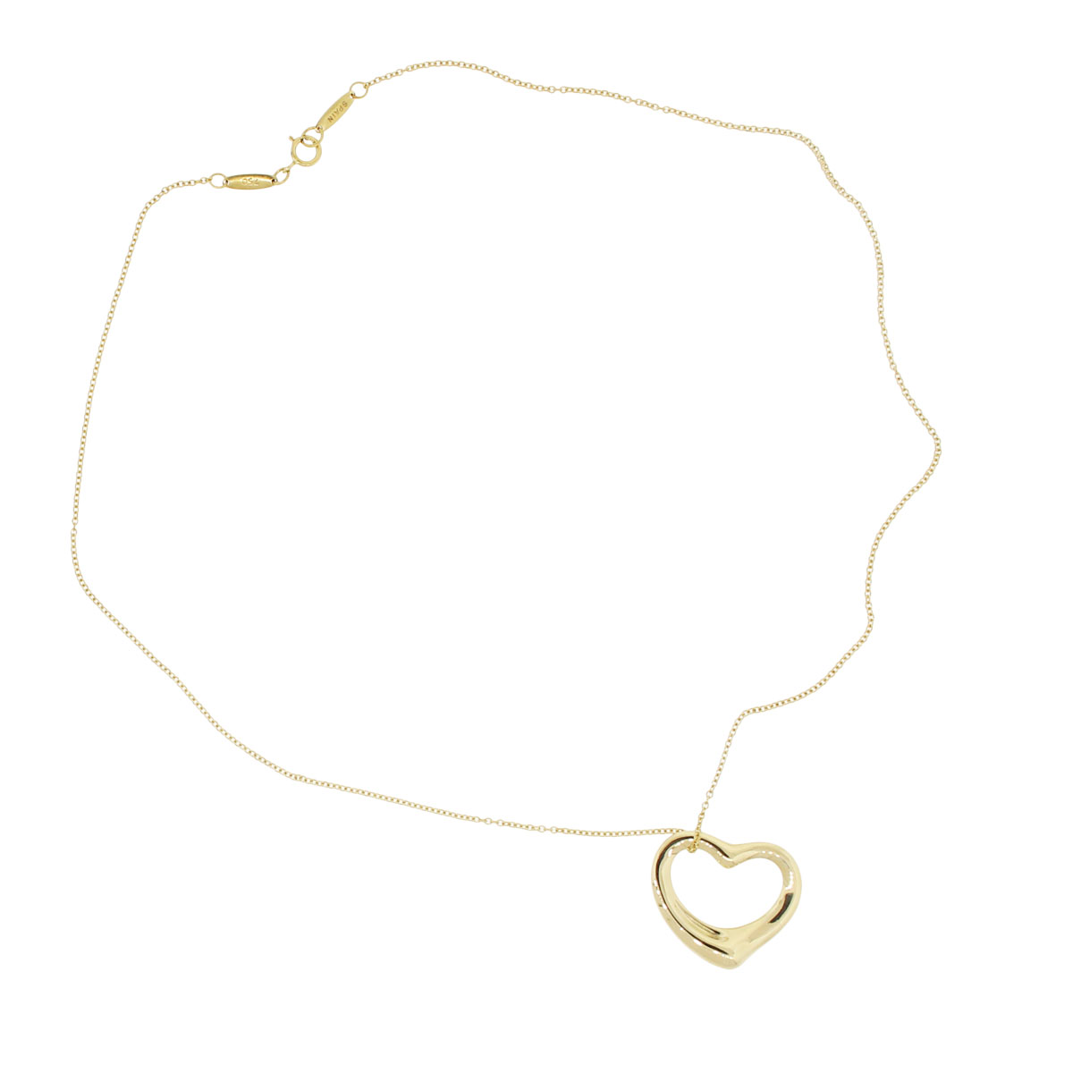 Tiffany & Co. Return to Tiffany Double Heart Tag Pendant Necklace 18K  Yellow Gold Mini Yellow gold 100866520