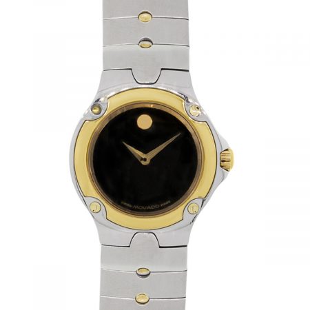 Movado Yellow Gold Plated Stainless Steel Sports Edition Watch