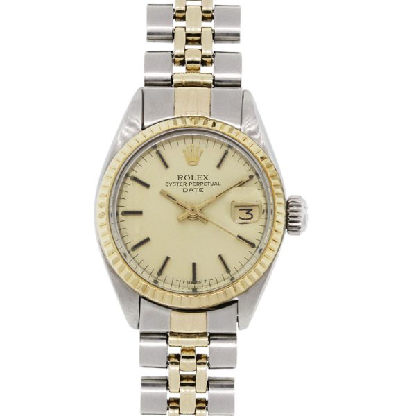 Rolex 6917 Date Two Tone Ladies Watch