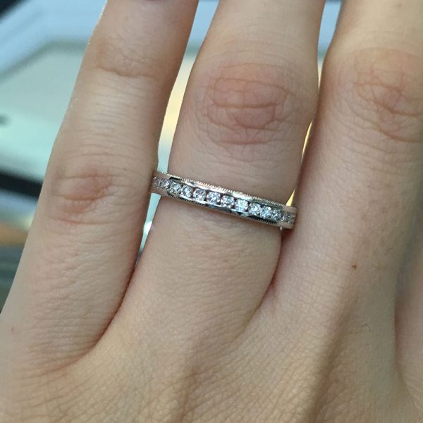 Gabriel & Co. Diamond Wedding Band
