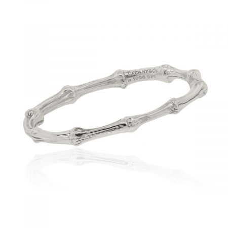 Tiffany & Co. Sterling Silver Bamboo Bangle Bracelet