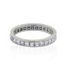 18k White Gold 1ctw Princess Cut Diamond Eternity Band