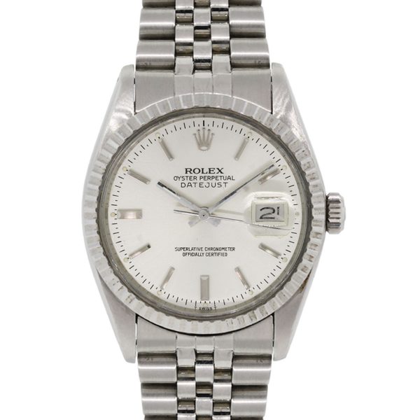 Rolex 16030 Datejust Silver Dial Jubilee Band Watch