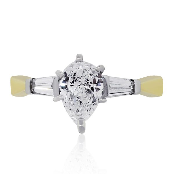 GIA certified diamond engagement ring