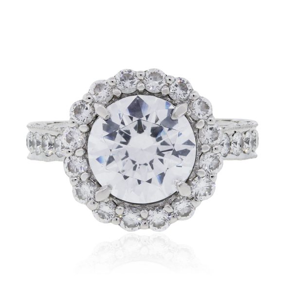 Tacori Platinum 1.32ctw Diamond Engagement Ring