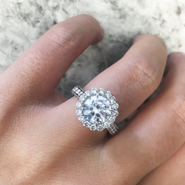 Tacori Platinum 1.32ctw Diamond Engagement Ring Setting