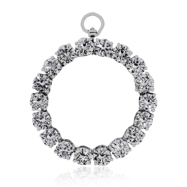 diamond brooch pendant