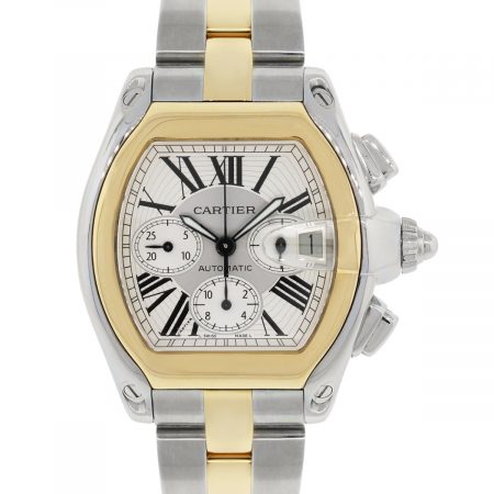 Cartier 2618 Roadster Chronograph Two Tone Watch