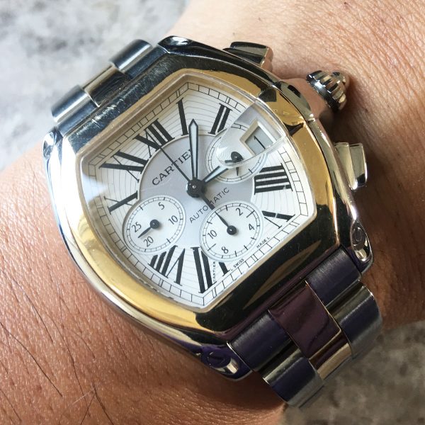 Cartier 2618 Roadster Chronograph Two Tone Watch