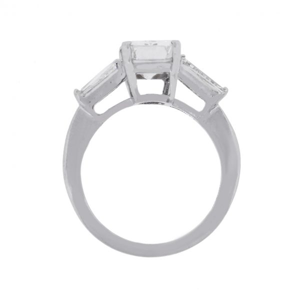 Platinum 2.49ctw White Diamond Engagement Ring