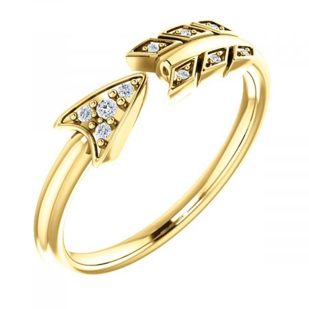 diamond arrow ring