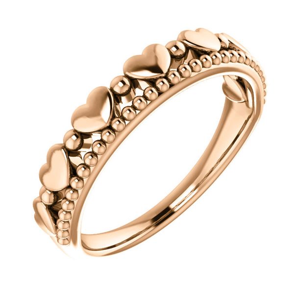 Gold stackable ring
