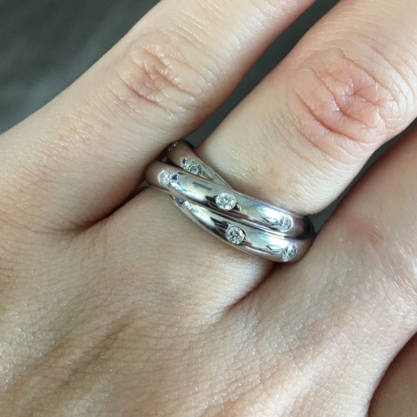 Diamond triple band