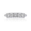 14k White Gold 0.50ctw Diamond Wedding Band